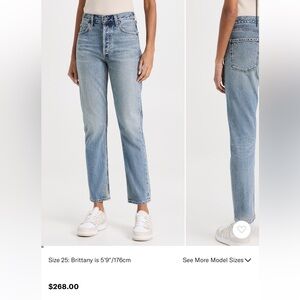 Citizens of humanity Charlotte high rise straight Jean